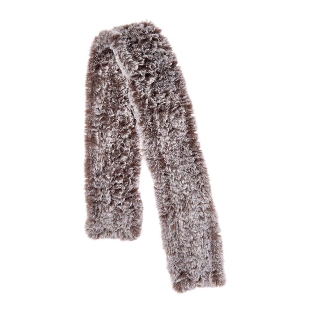 Surell Accessories Knit Scarf, Grey
